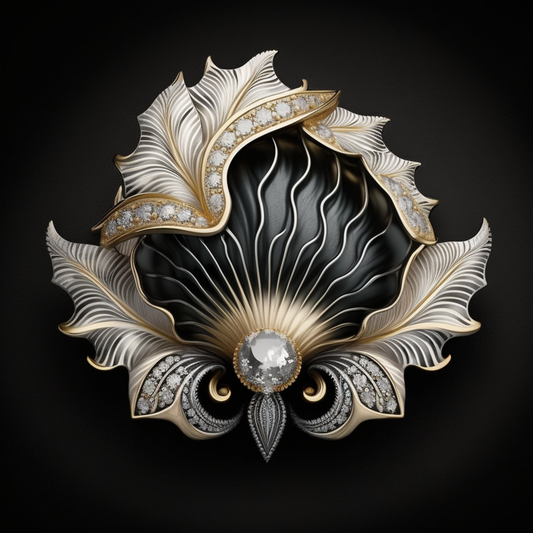 The Enchanted Shell Brooch