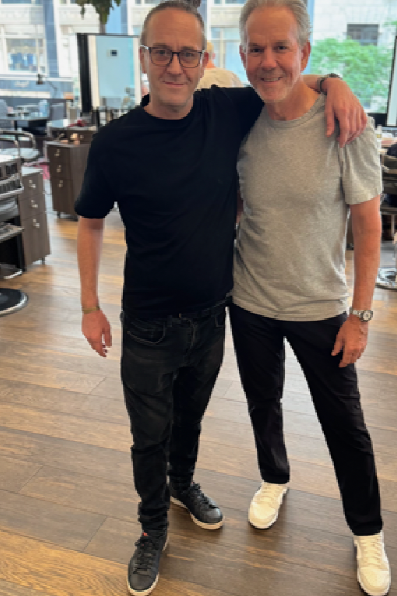 Guy-Laurent Winterstein and Chef Thomas Keller